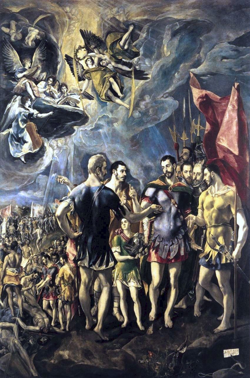 El Greco, The Martyrdom of Saint Maurice, painted for the Escorial