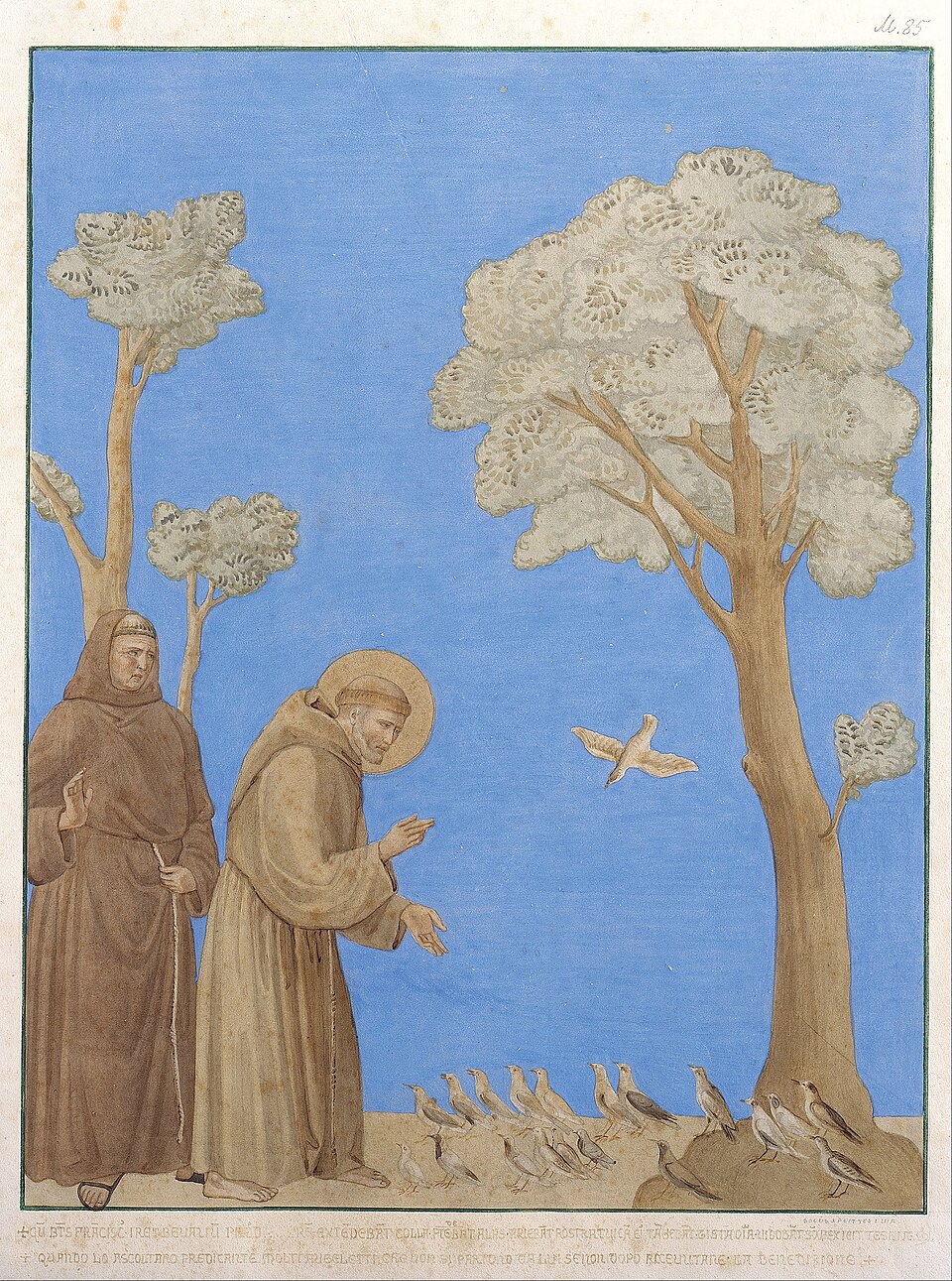 Johann Anton Ramboux, Saint Francis Preaching to the Birds