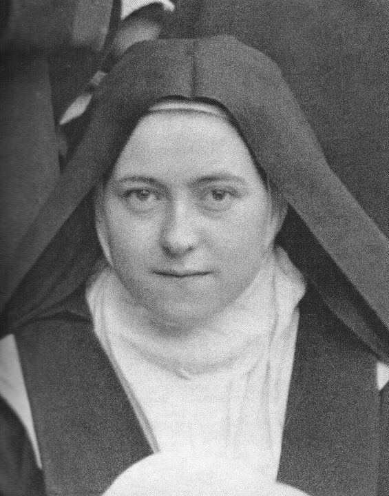 Photograph of Thérèse of Lisieux as a young Carmelite nun, taken by her sister Céline